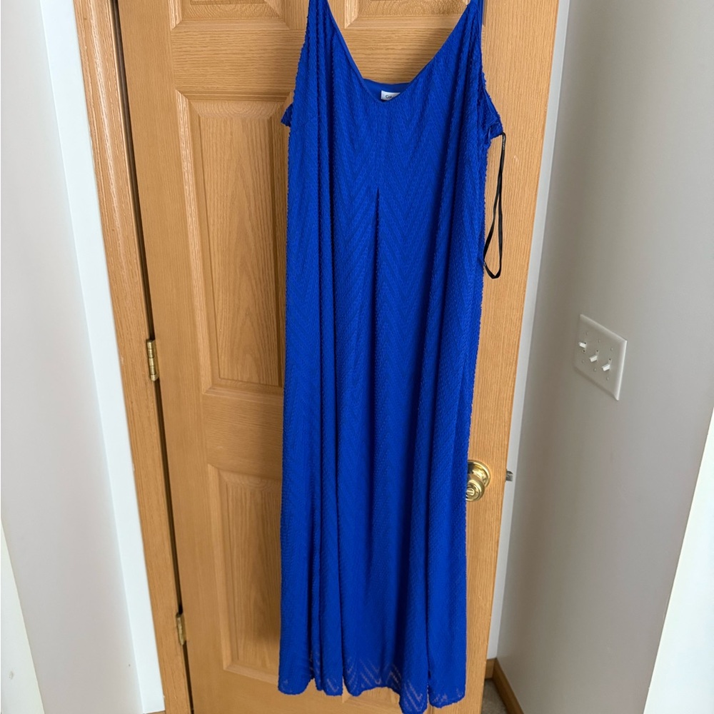 Vibrant Blue Maxi Dress - Picture 2 of 6